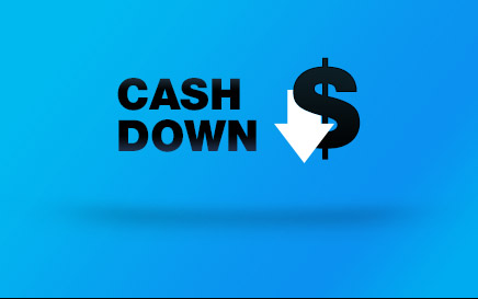 Cash down